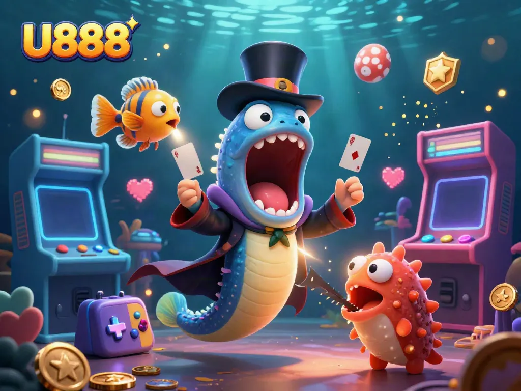 Experience thrilling U888 casino fun with unique characters in an entertaining underwater fantasy.
