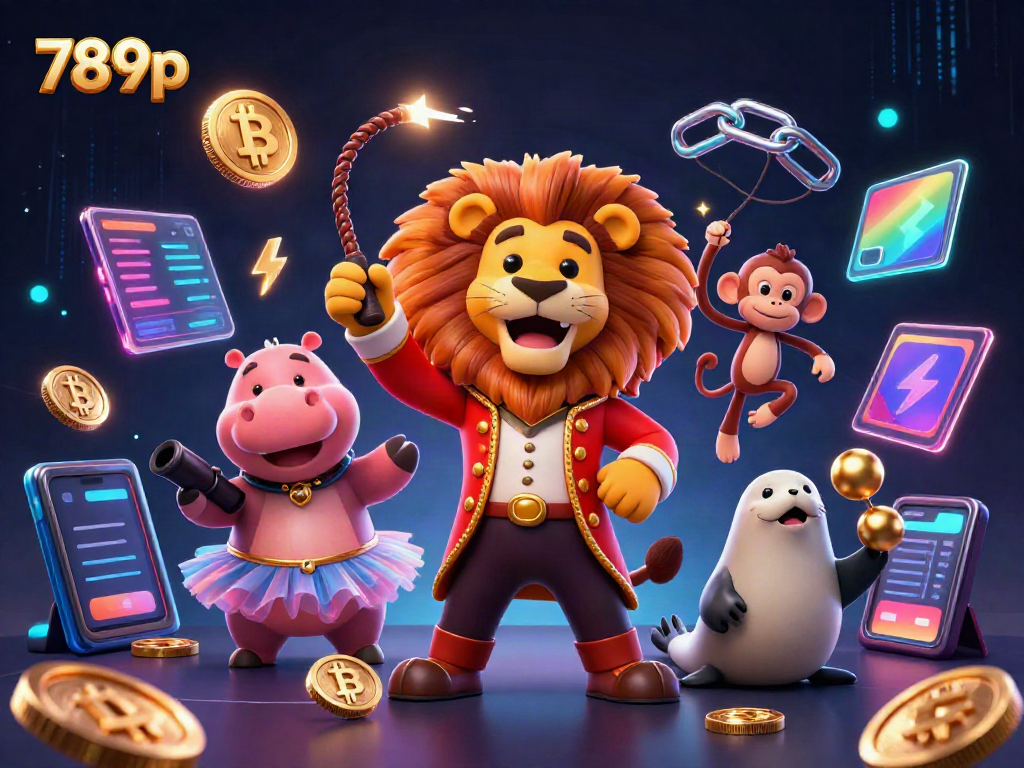 Experience the thrilling world of 789p with vibrant characters and dynamic casino elements in a captivating illustration.