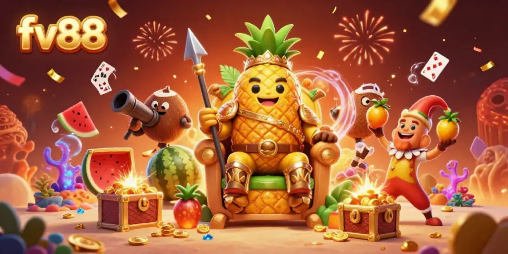 Experience the thrill of fv88 with golden king and tropical themes enhancing online gaming.